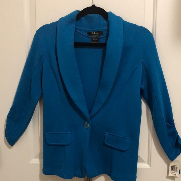 Style & Co Small Blue Blazer - Picture 1 of 4